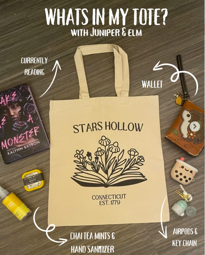 Stars Hollow Canvas Tote Bag-Gilmore Girls